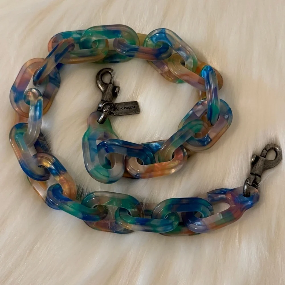 Coach Short Chain Strap - Picture 1 of 7